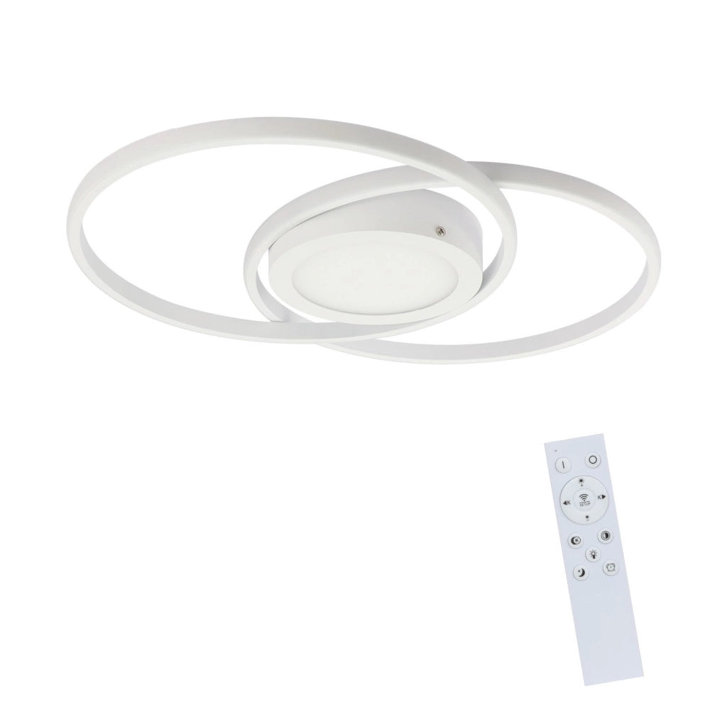 ZMH Lampada da soffitto LED 48W dimmerabile telecomando per interni