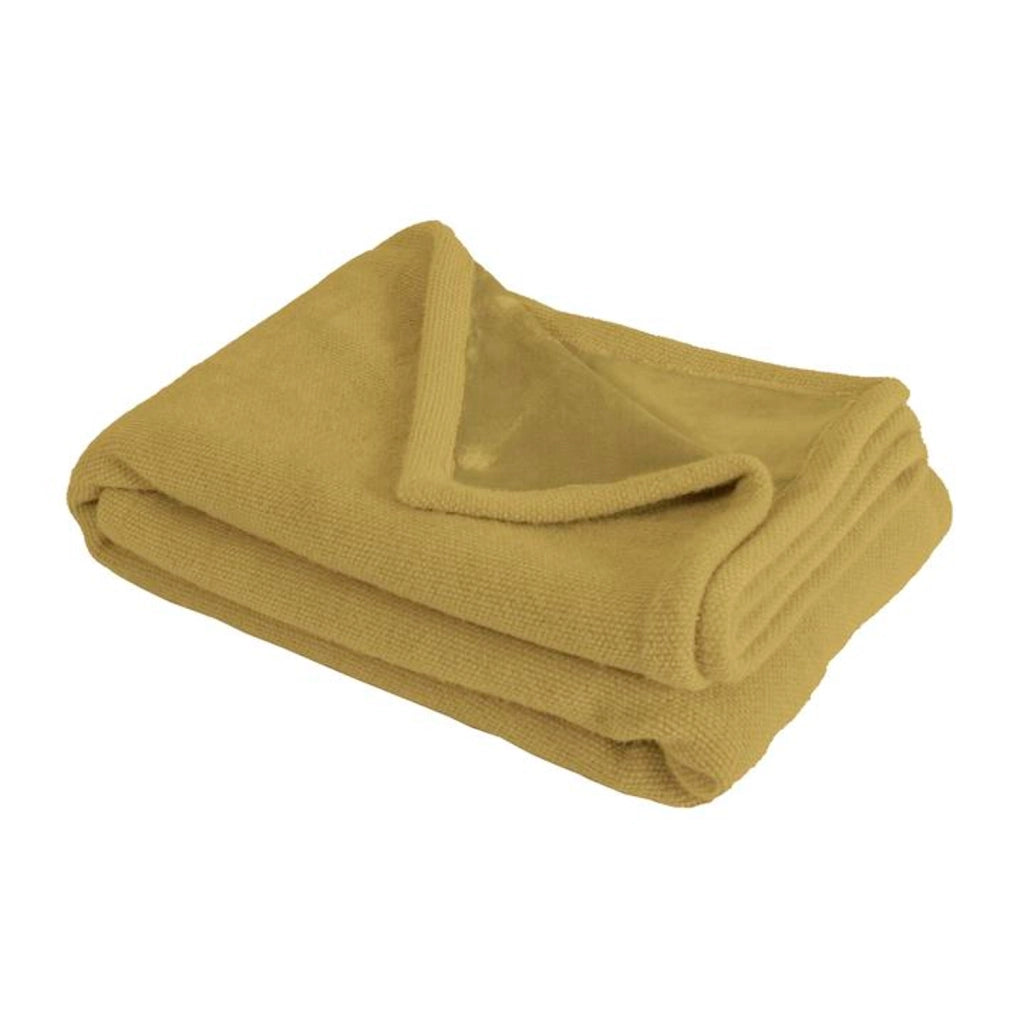 Coperta a quadri giallo-verde 130x170cm PANORA