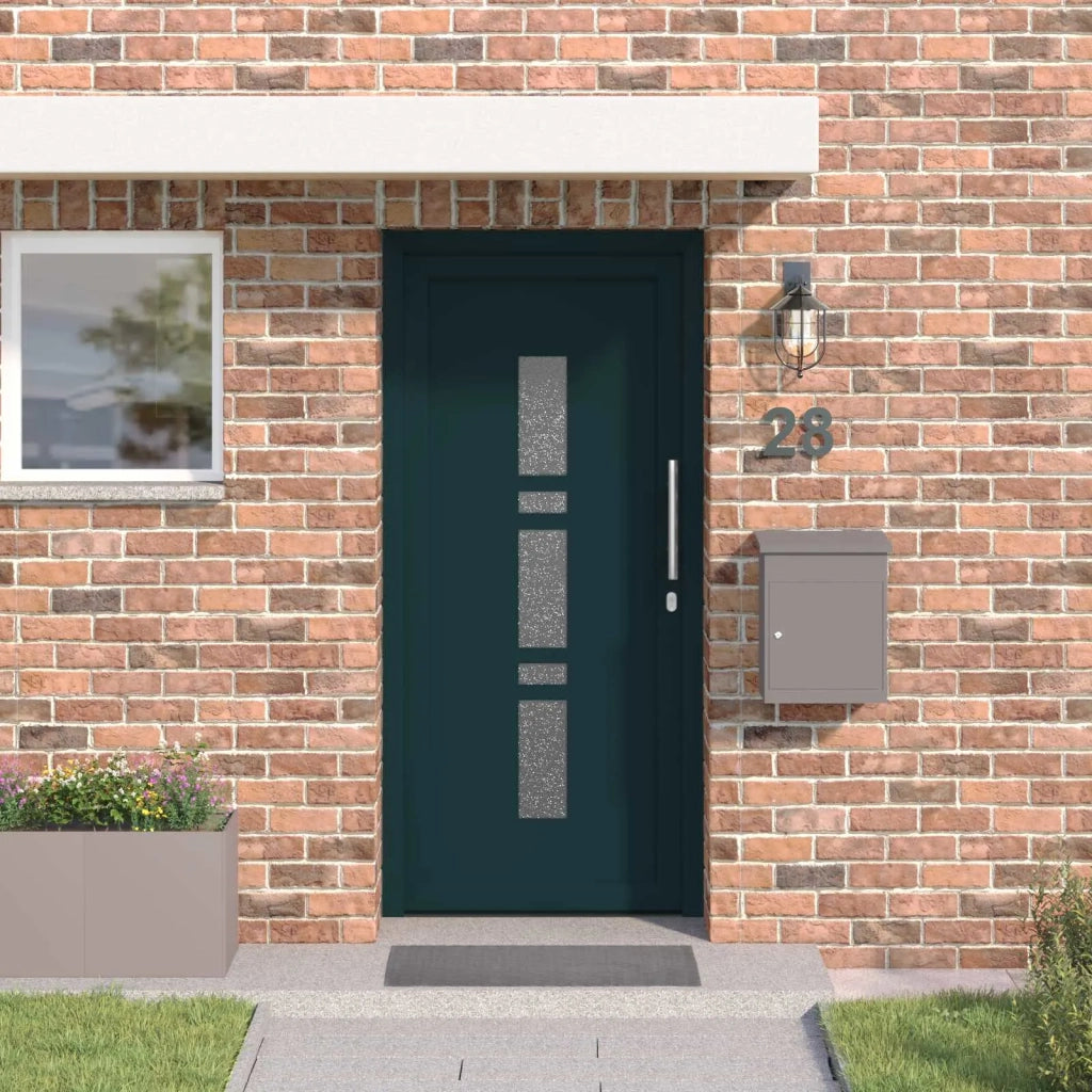 Porta Frontale Antracite 108 x 208 cm PVC 3445702