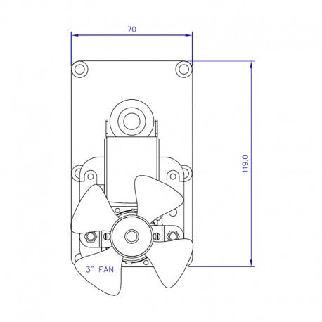 Ricambistufeapellet MOTORIDUTTORE pellet T3 5,3 Pacco 50 mm 8,5 mm Mellor FB 1146  MORETTI DESIGN, UNGARO, LINCAR,THERMOROSSI