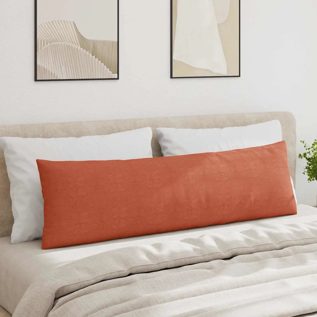 Cuscini da Divano 2 pz | Cuscini per sedie Rosso Arancio 145 x 40 cm