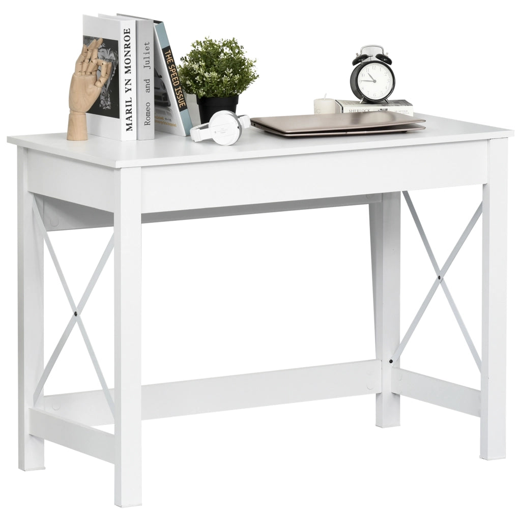Scrivania per computer ¨C zephmum ¨C bianco 105x50x76 cm