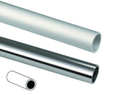 PROFILO TUBO TONDO IN ALLUMINIO- - ø mm.16 mt.1 argento - 5 pezzi