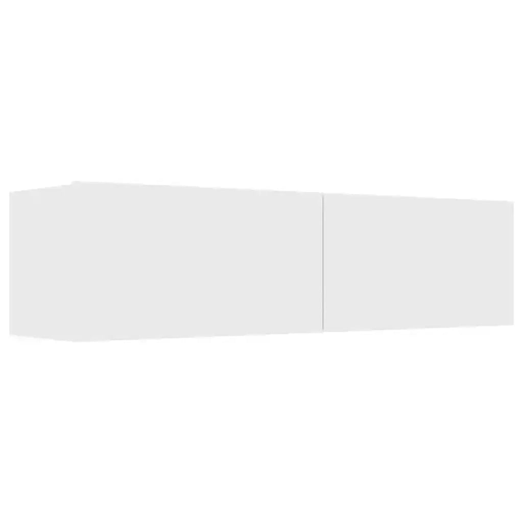 Mobile Porta TV Bianco 120x30x30 cm in Legno Multistrato 801490