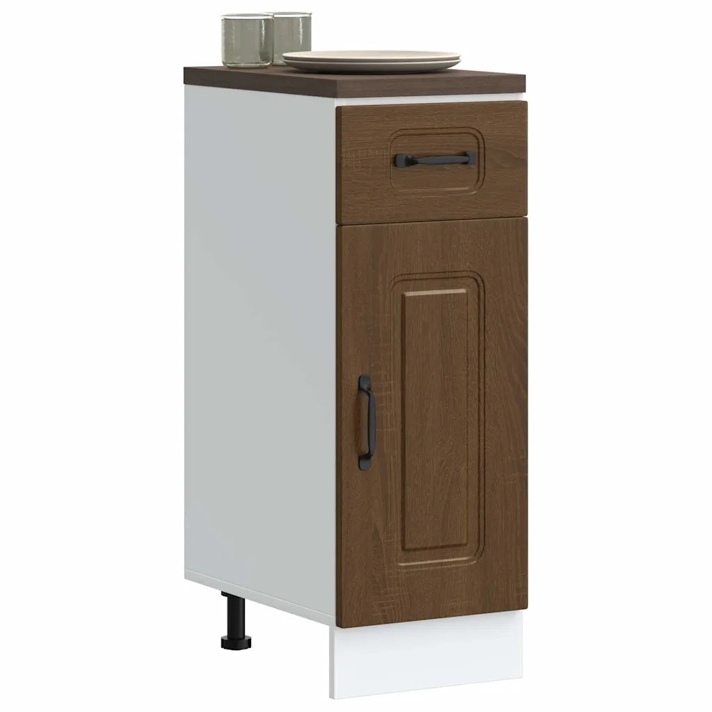 Base da Cucina Kalmar Rovere Marrone in Legno Multistrato 853464