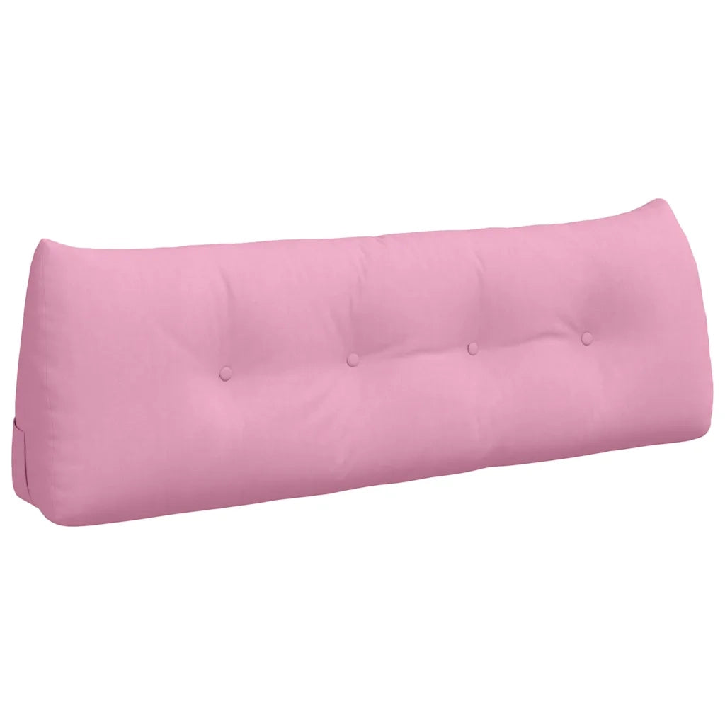 Cuscino per Schiena Rosa 140 x 24 x 50 cm Tessuto 42014514