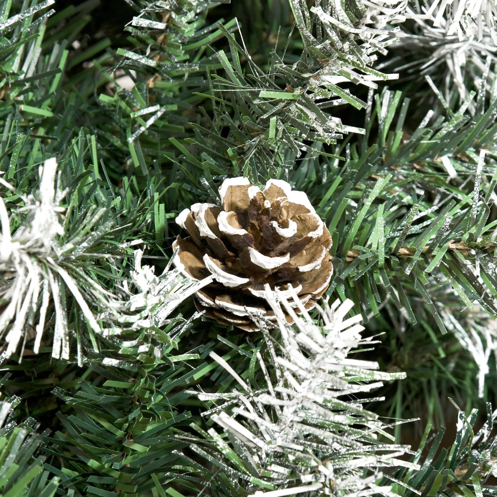 Albero di Natale artificiale ¨C zephmum ¨C con neve 180 cm