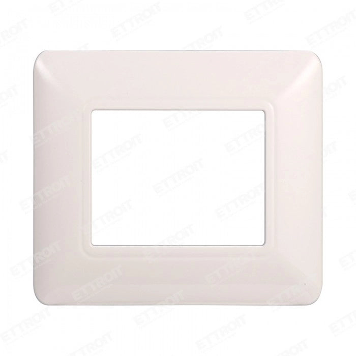 ETTROIT PLACCA PLASTICA 2P BIANCA compatibile matix bticino| MT83201 - ETTROIT