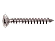 VITI PANEL-VIT TESTA SVASATA PIANA ACCIAIO CHROMITING- - ø mm.4x18 - 500 pezzi MUSTAD