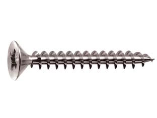 VITI PANEL-VIT TESTA SVASATA PIANA ACCIAIO CHROMITING- - ø mm.4x18 - 500 pezzi MUSTAD