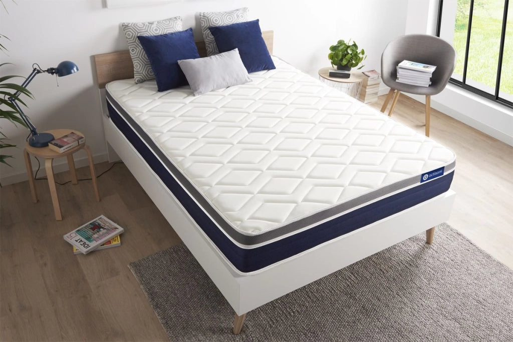Materasso Actilatex confort 135x200cm - Spessore : 26cm - Lattice e memory foam - Moderatamente rigido