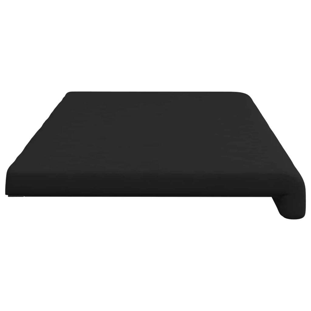 Cuscino per panchina Microfibra Nero Profondità 35 cm 42043363