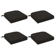 Cuscini per sedile a 4 pezzi SOEST 4 pcs 100% Poliestere Nero 945196