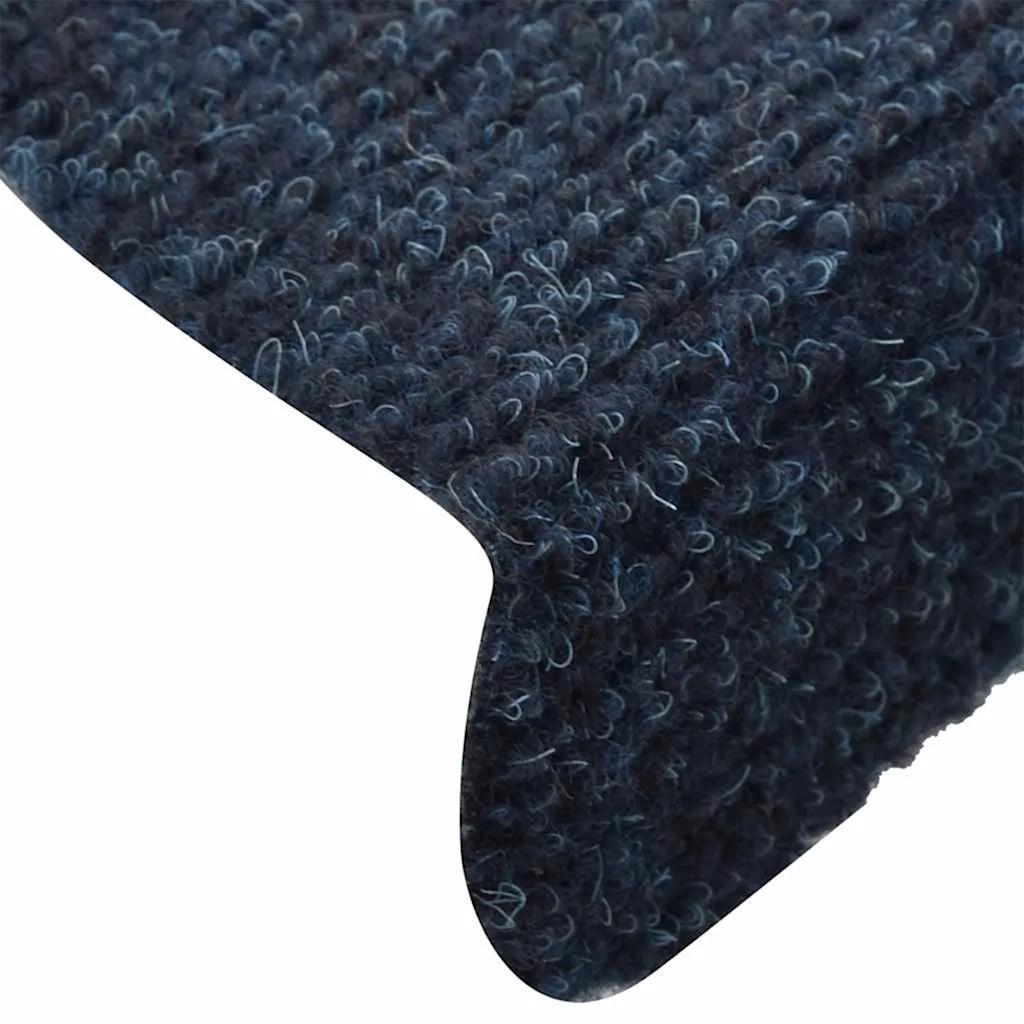 Tappetini per scale autoadesivi 20 pz 65x21x4 cm blu navy semicircolari grandi 3365653