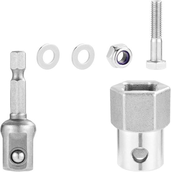 Adattatore di viti per rimorchio senza manubrio in acciaio inossidabile, adatto per manubri di rimorchio Top Wind, inclusa chiave di accoppiamento
