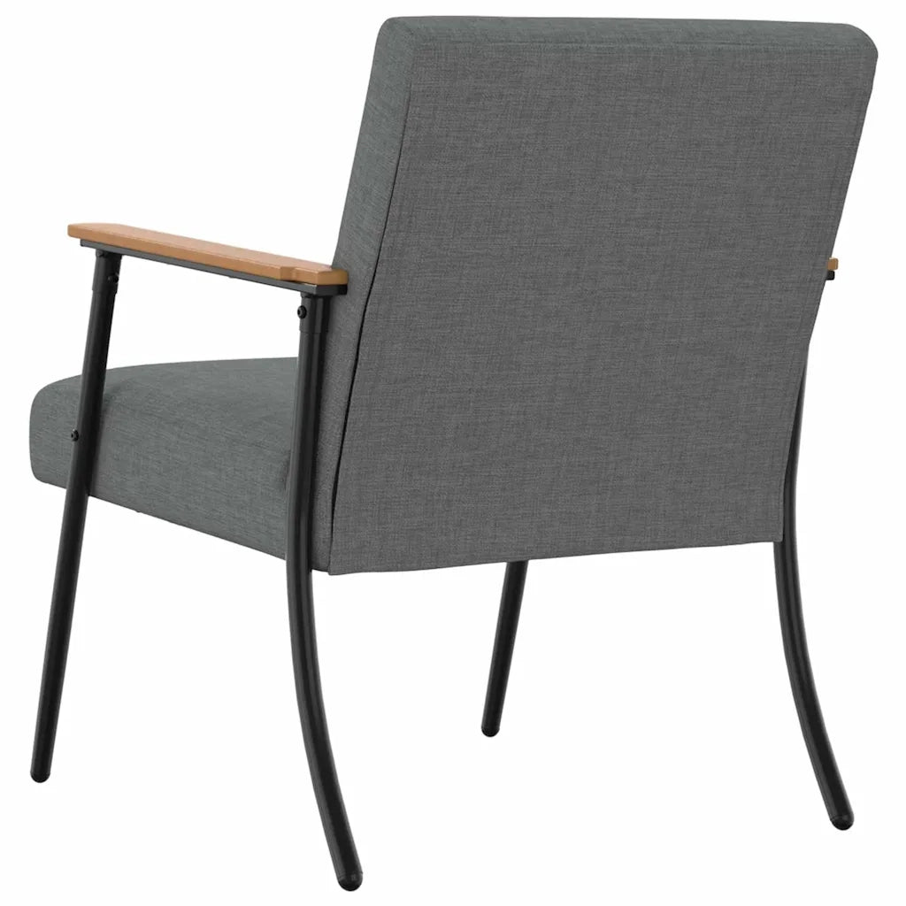 Poltrona | Sedia Relax Grigio scuro Tessuto
