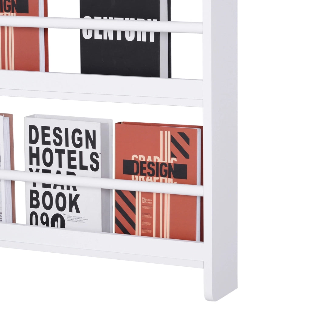 Libreria a muro ¨C Minimal ¨C bianco 59x12x113 cm