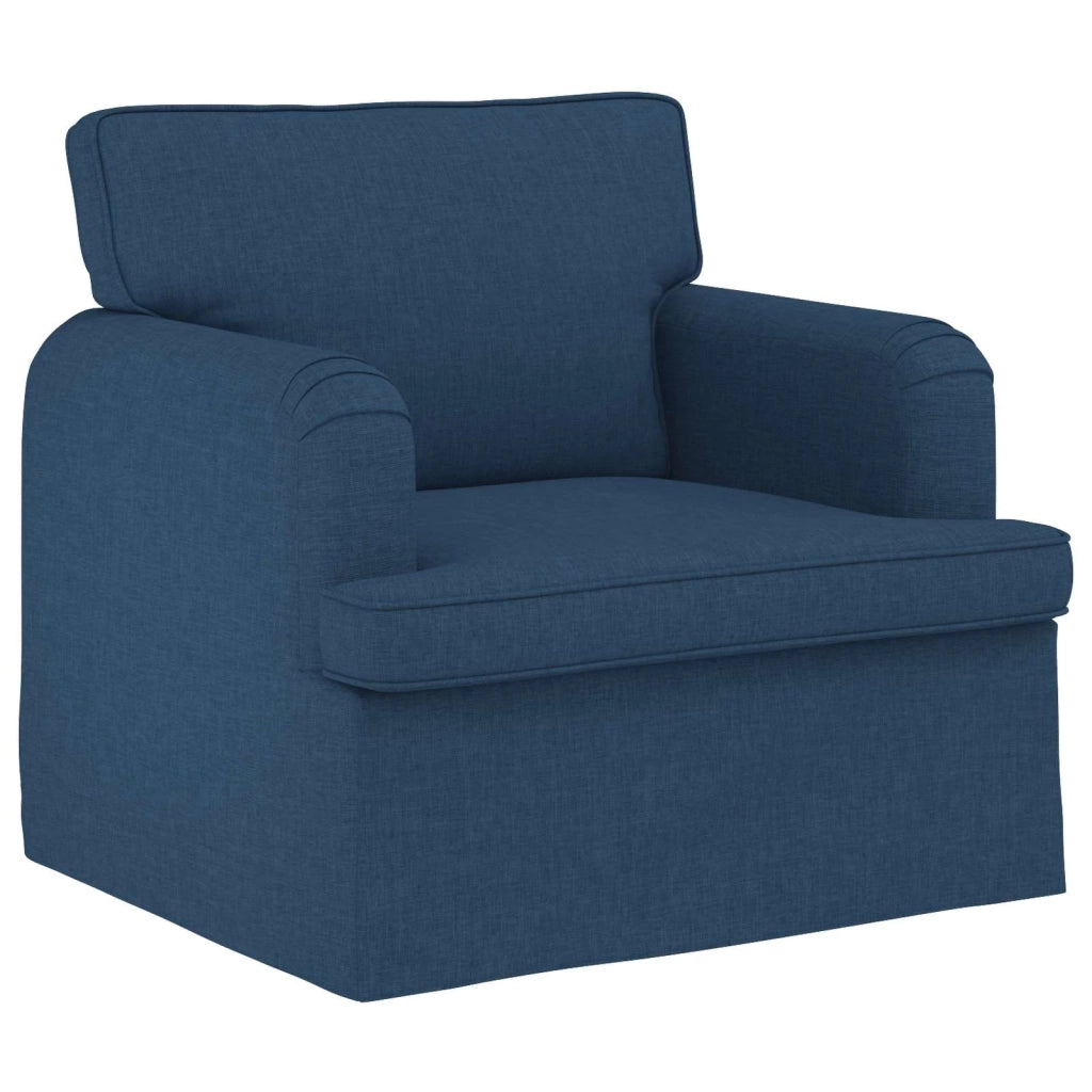 Set di divani 2 pcs Blu 162 x 80 x 85 cm Tessuto 3407566