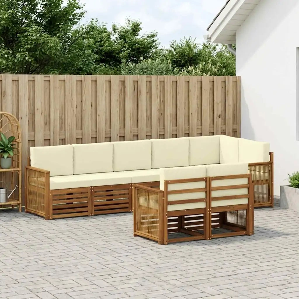Set divani Legno di Acacia Massello 3384506