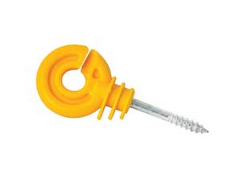 25pz isolatore elettrorecinzione ad anello con vite per legno - vite zincata mm. cod:ferx.fer284608