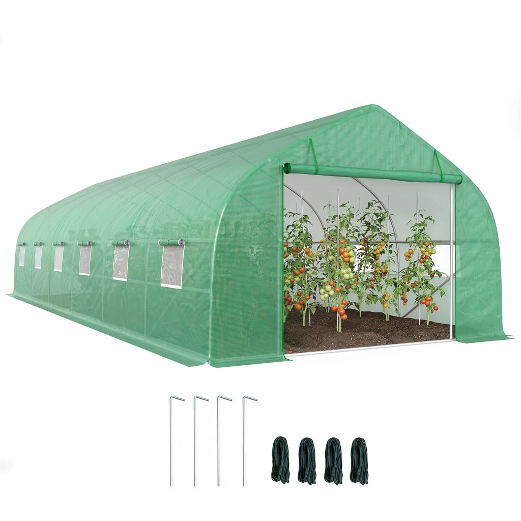 Serra da giardino tunnel ¨C zephmum ¨C verde 8x3x2 m