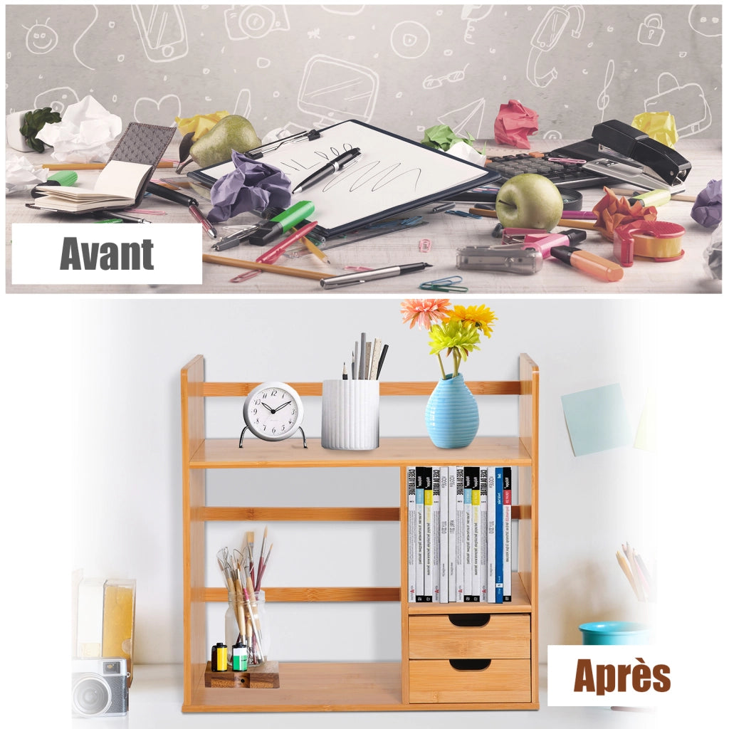 Scaffale Libreria ¨C Xylo ¨C Legno Bamb¨´ Naturale 5 Ripiani
