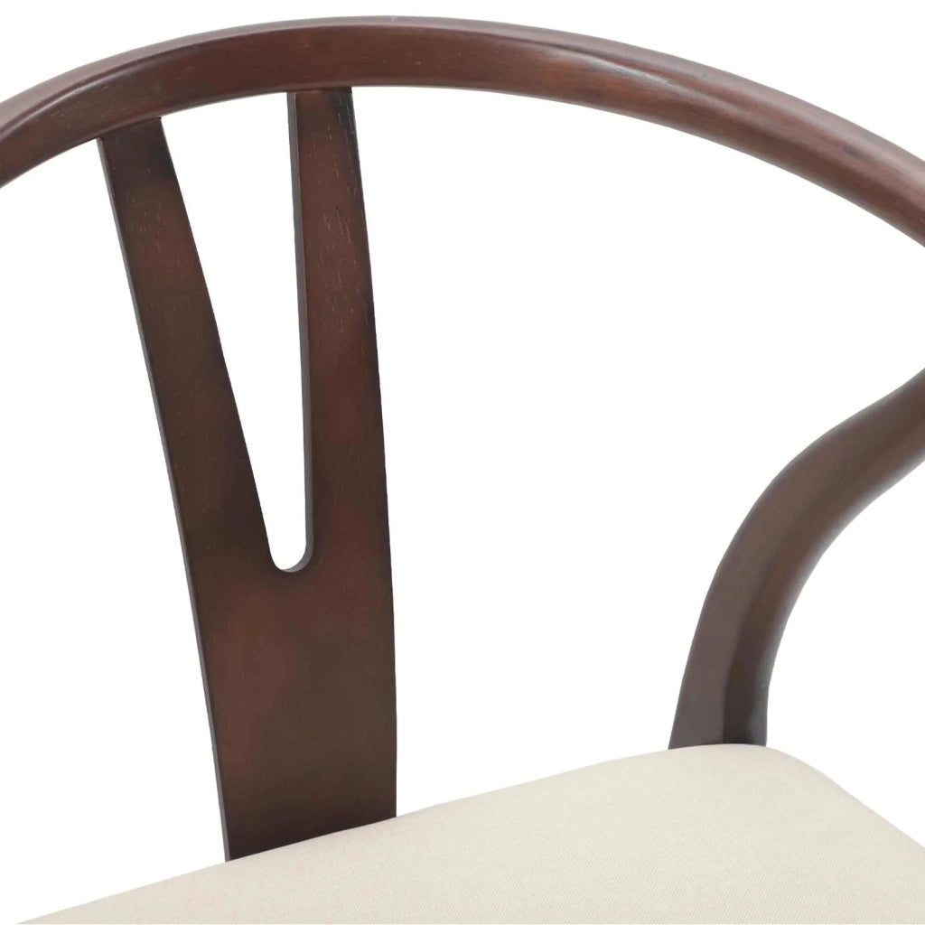 Sedia da pranzo 2 pcs Marrone chiaro e chiaro 42020411