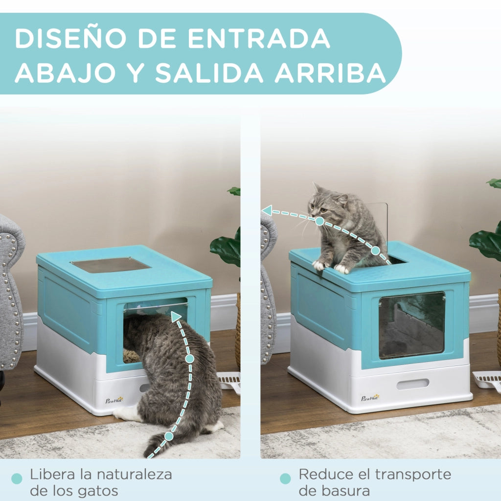 Arenero per Gati ¨C Minimal ¨C 47.5x35.5x36.7 cm Blu