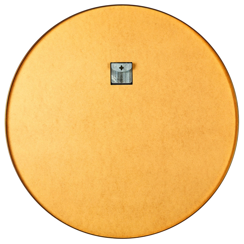 Specchio da parete rotondo senza cornice dorato 80 x 80 cm bagno soggiorno camera da letto