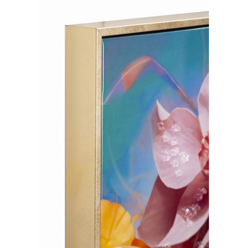 Dipinto Su Tela Laccato Marty Con Cornice -b- cm 62x4x92