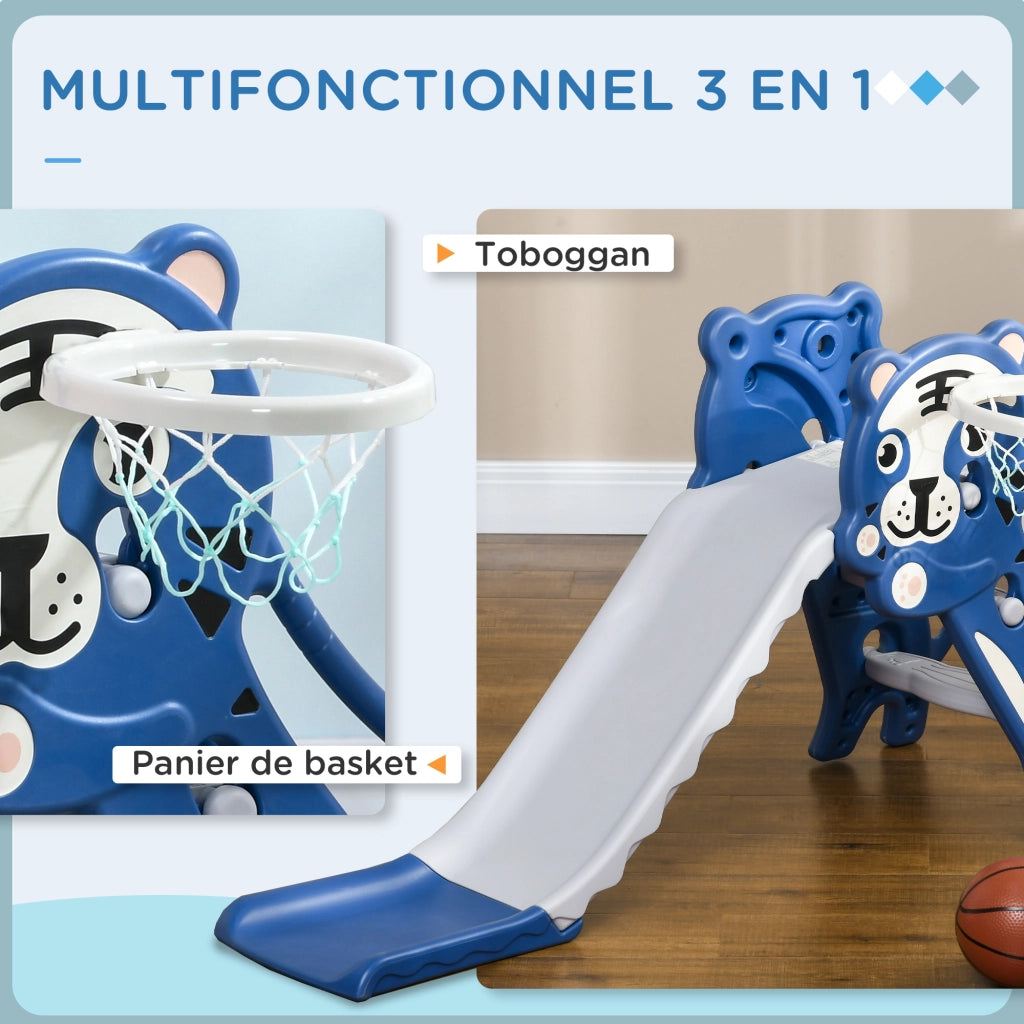 Toboga Bambini con Canestro ¨C Minimal ¨C Blu