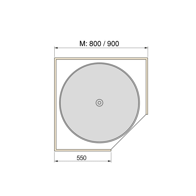 Tappeto antiscivolo per cassetti, effetto tessuto, lunghezza 20m x 480mm, Tecnoplastica, Grigia