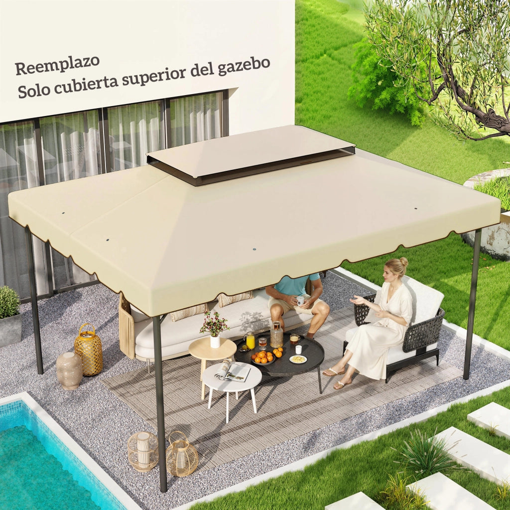Toldo per Pergola 4x3 m ¨C Minimal ¨C Beige