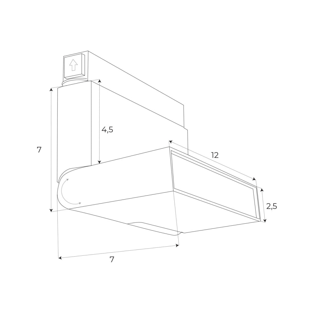 Faretto magnetico snodabile Zigbee LED 5,3W 205lm Maxlight