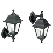 Applique Up & Down E27 In Resina linea devil nero