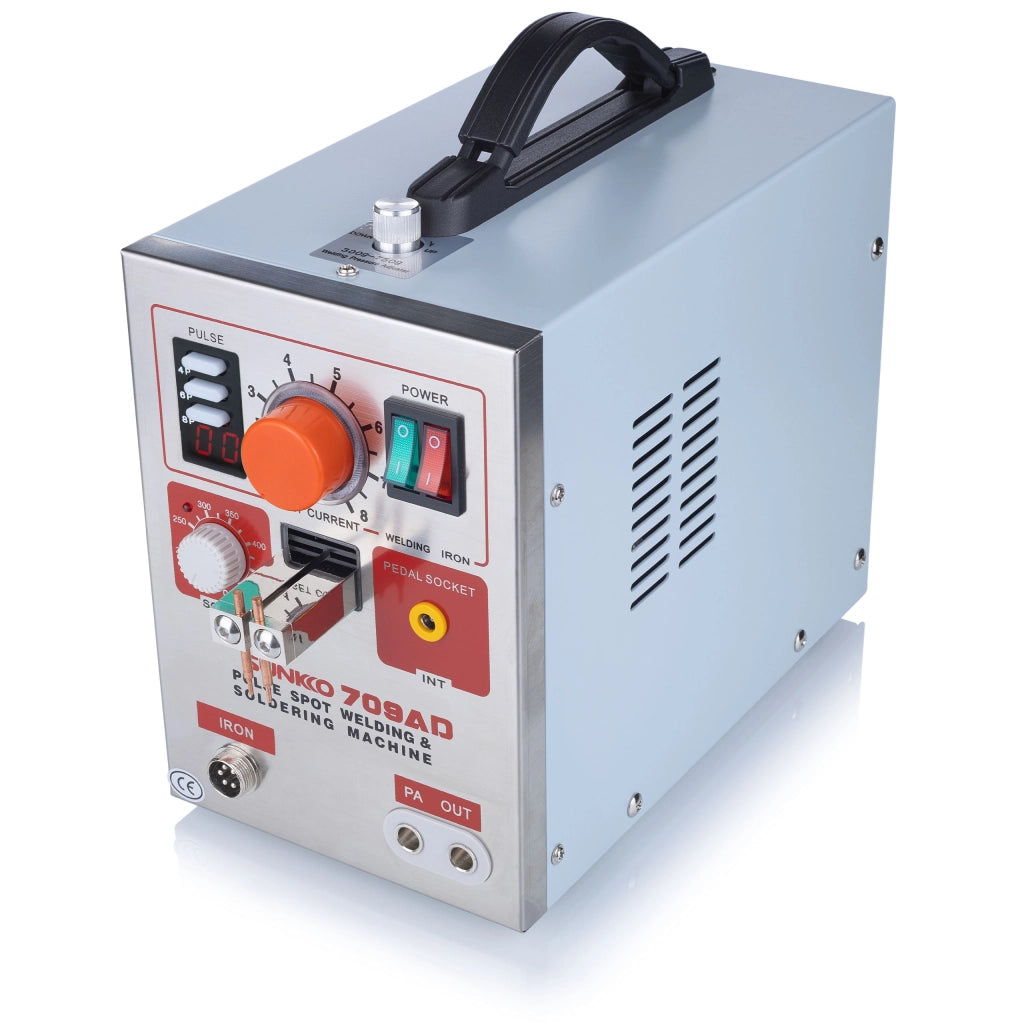 Saldatrice a Punti Sunkko 709AD – Alta Potenza e Precisione | 3,2 kW, 30-800A | Per Batterie e Componenti Elettronici