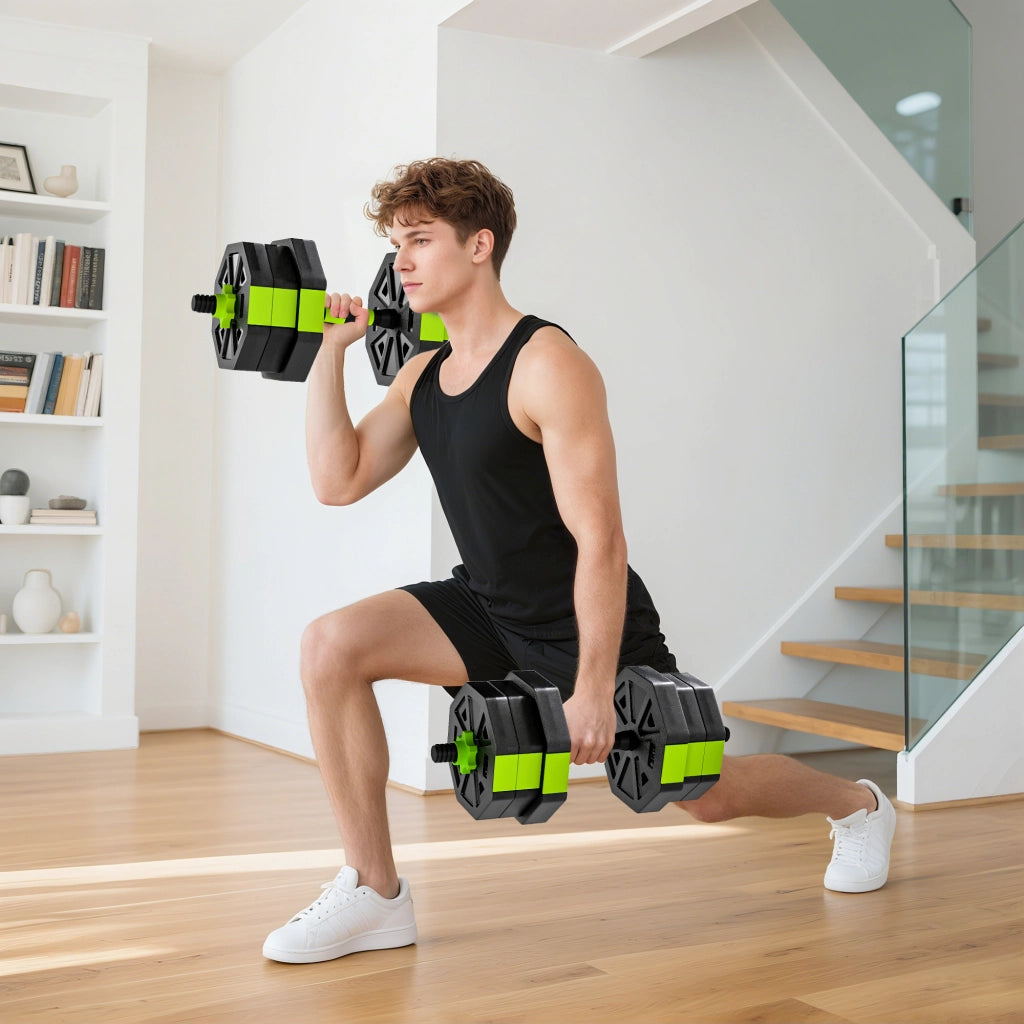 Set di manubri regolabili 20 kg ¨C Minimal ¨C per casa e palestra