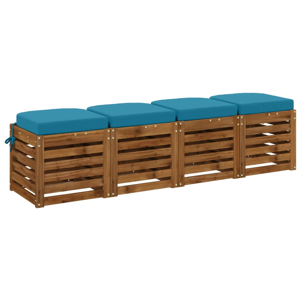 Cuscini per sedile a 4 pezzi SOEST 4 pcs 100% Poliestere 945208