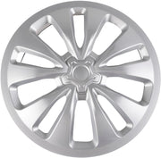 Borchie Copricerchio auto grigio singolo montecarlo 13'' in ABS