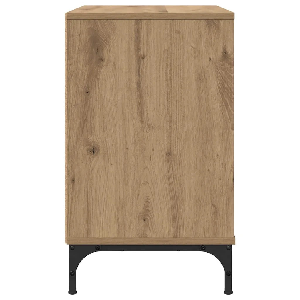 Comodino rovere artigianale 63.5 x 36 x 61 cm Legno multistrato 883473