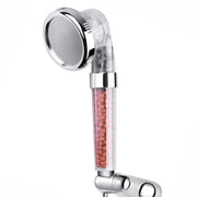 Douchekop ionizzante per capelli secchi e pelle secca | Douchekop con 3 posizioni e maniglione | Douchekop a getto d'acqua ad alta pressione con filter con perle idrofughe