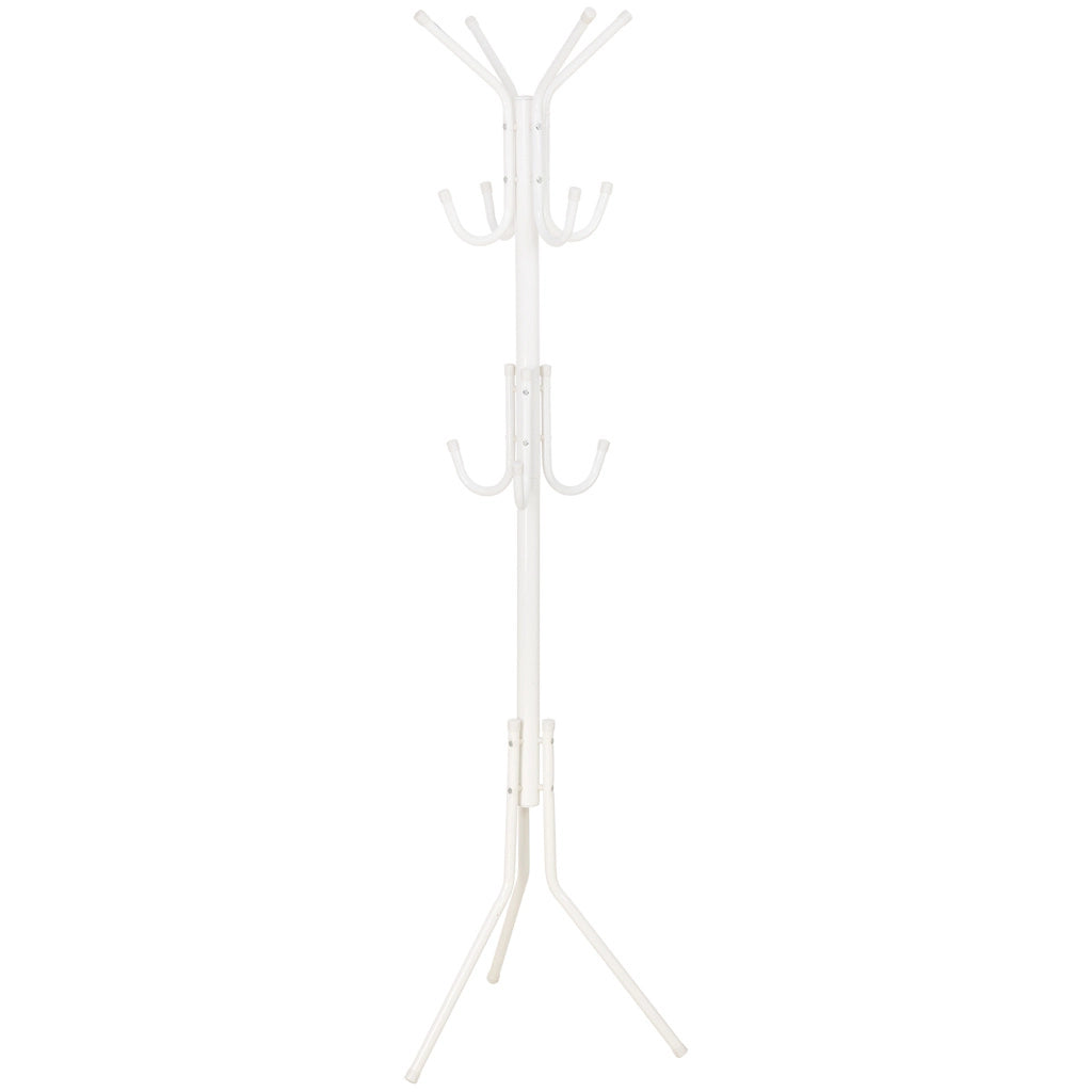 Perchero de metal blanco 173h cm