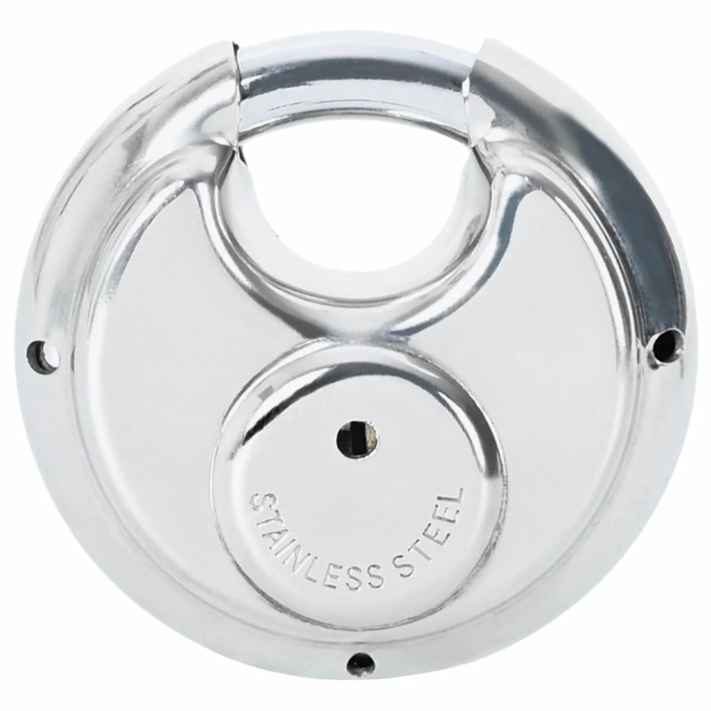 Lucchetti Discus con Chiavi 2 pcs Argento 7 x 2.4 x 7 cm 42020747