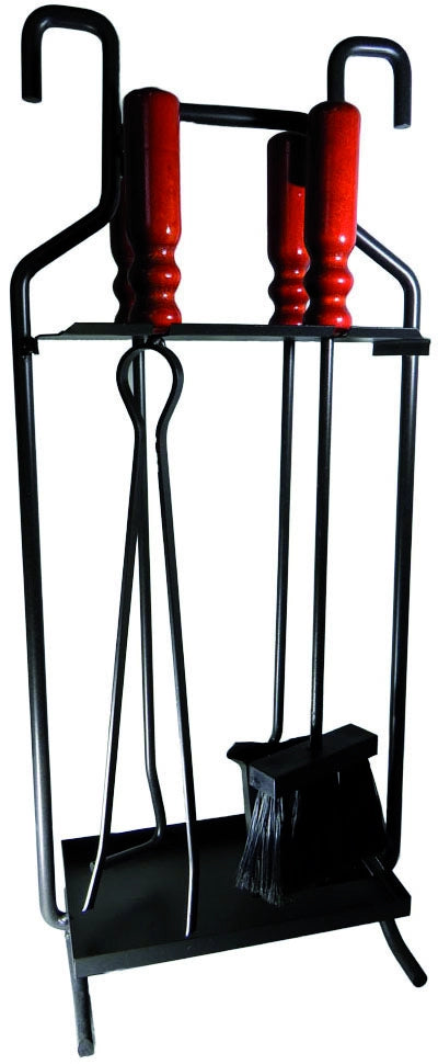 ATTREZZATURE PER CAMINETTI ''BRUNICO'' 5 pezzi, cm. 65 h