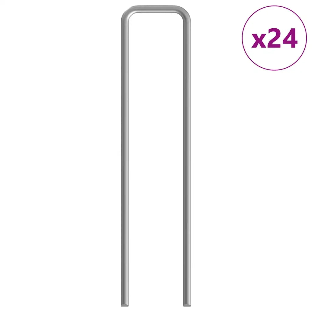 Gabbia per polli 2 pcs Argento 600 x 100 x 210 cm