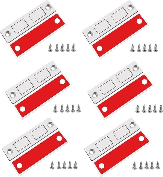 Magnetoni spessi per porte armadi - 6 pezzi, chiusura magnetica per mobili e armadi