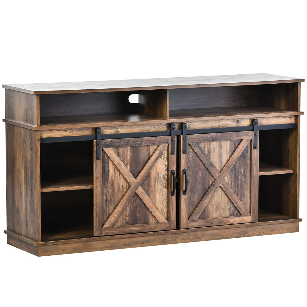Credenza TV marrone in truciolare lunghezza 148 cm