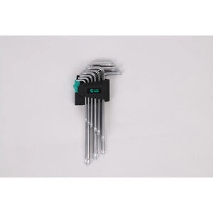 C SERIE 9 CHIAVI ESAGONALI TORX CRV MEDIUM- 6,0 confezione