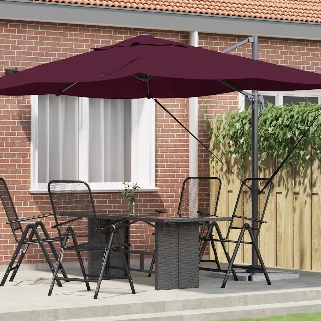 Ombrello | Parasolne Rosso Bordeaux 351 x 250 x 260 cm