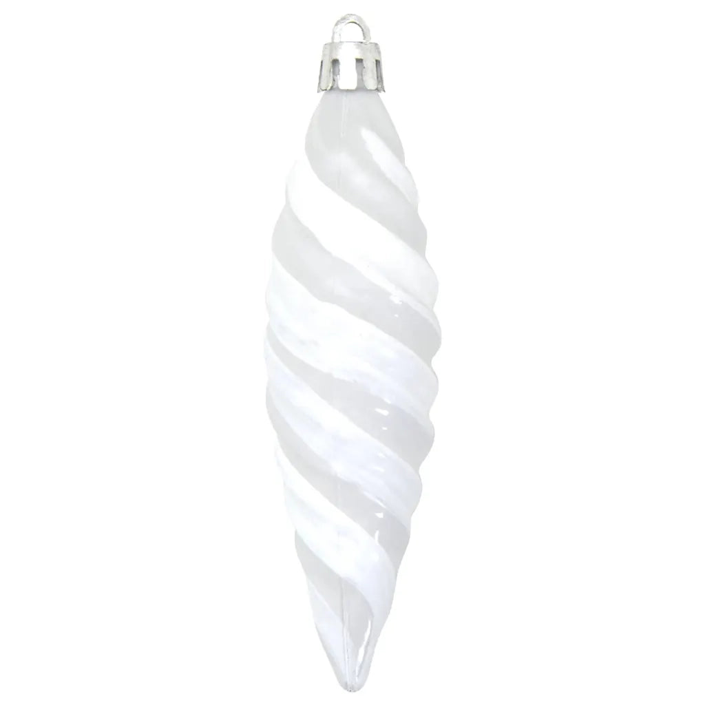 Palla a spirale di Natale 40 pcs Bianco Plastica 42018900